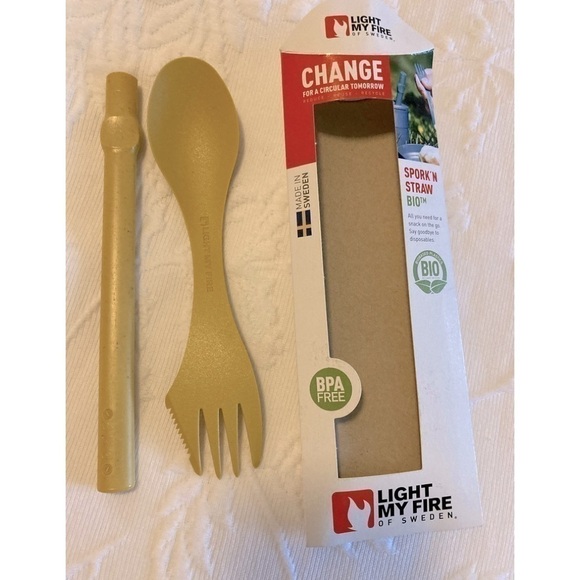 LIGHT MY FIRE SPORK’N STRAW - YELLOW - Picture 2 of 3